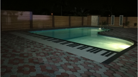 The Pool at Night!